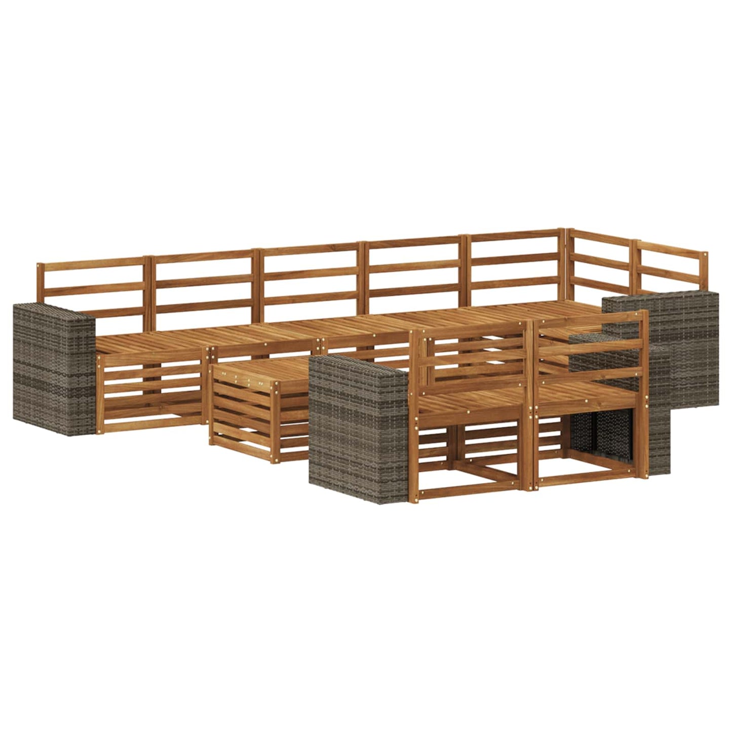 Sofa-Sets Massief Acaciahout is nu te koop bij PeponiXL, paradijselijk wonen!