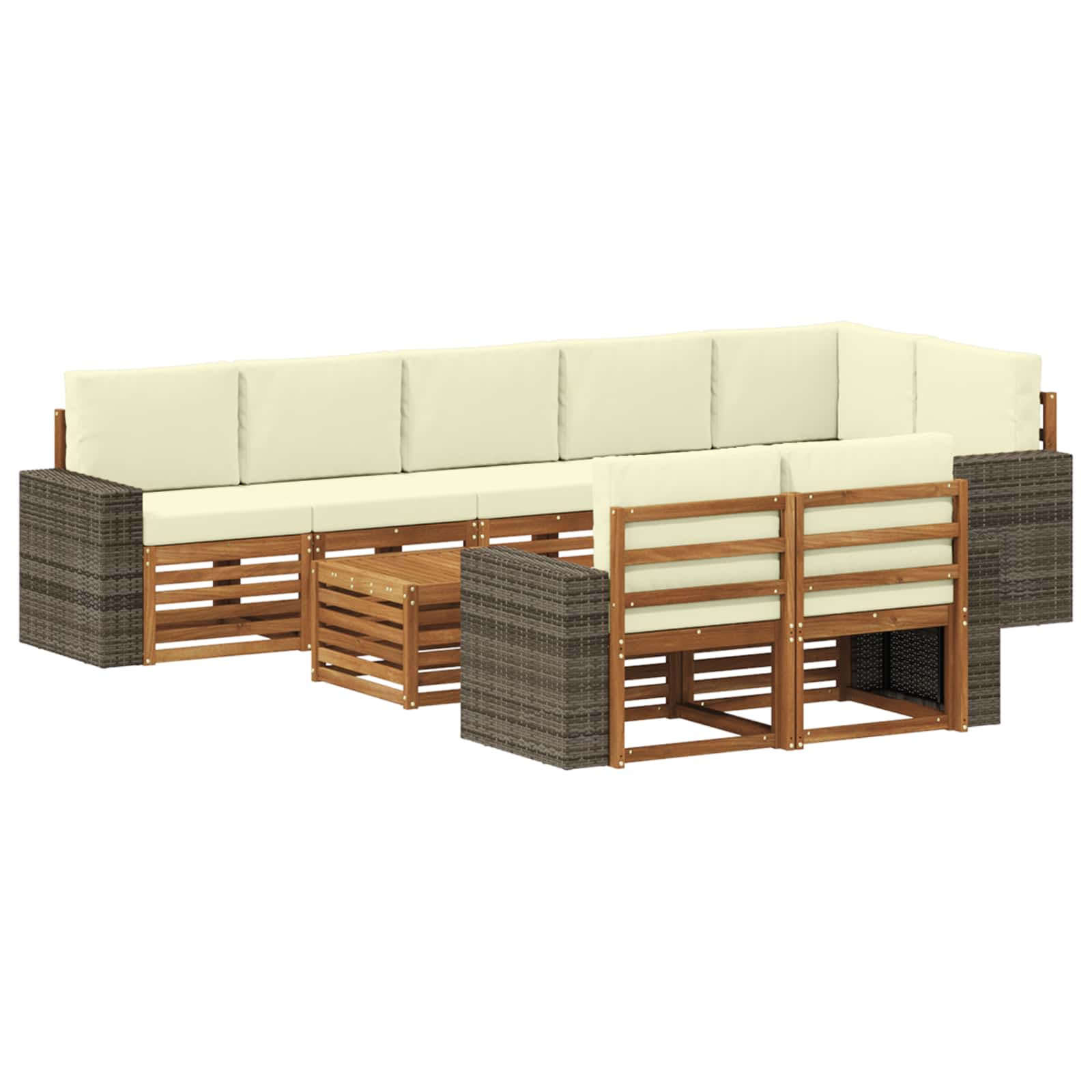 Sofa-Sets Massief Acaciahout is nu te koop bij PeponiXL, paradijselijk wonen!