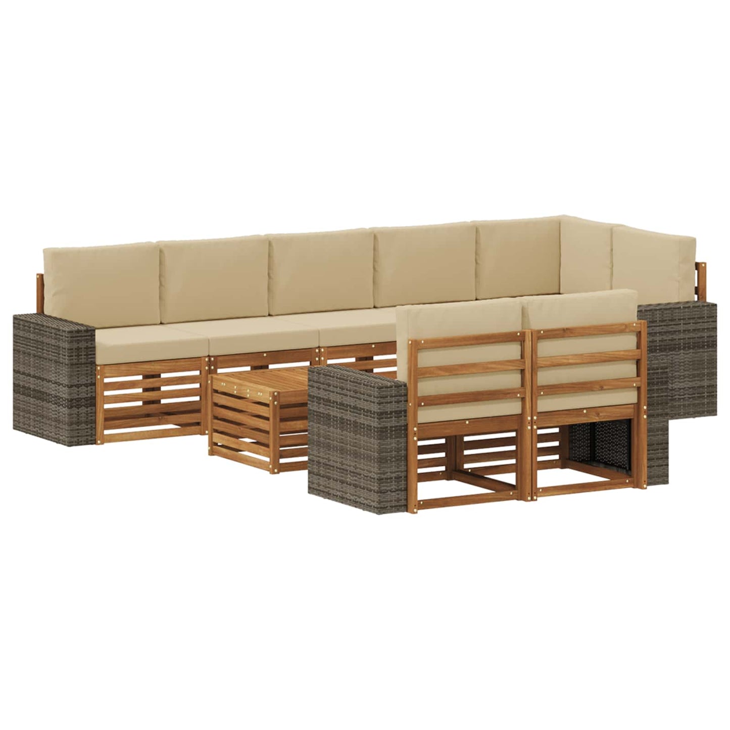 Sofa-Sets Massief Acaciahout is nu te koop bij PeponiXL, paradijselijk wonen!