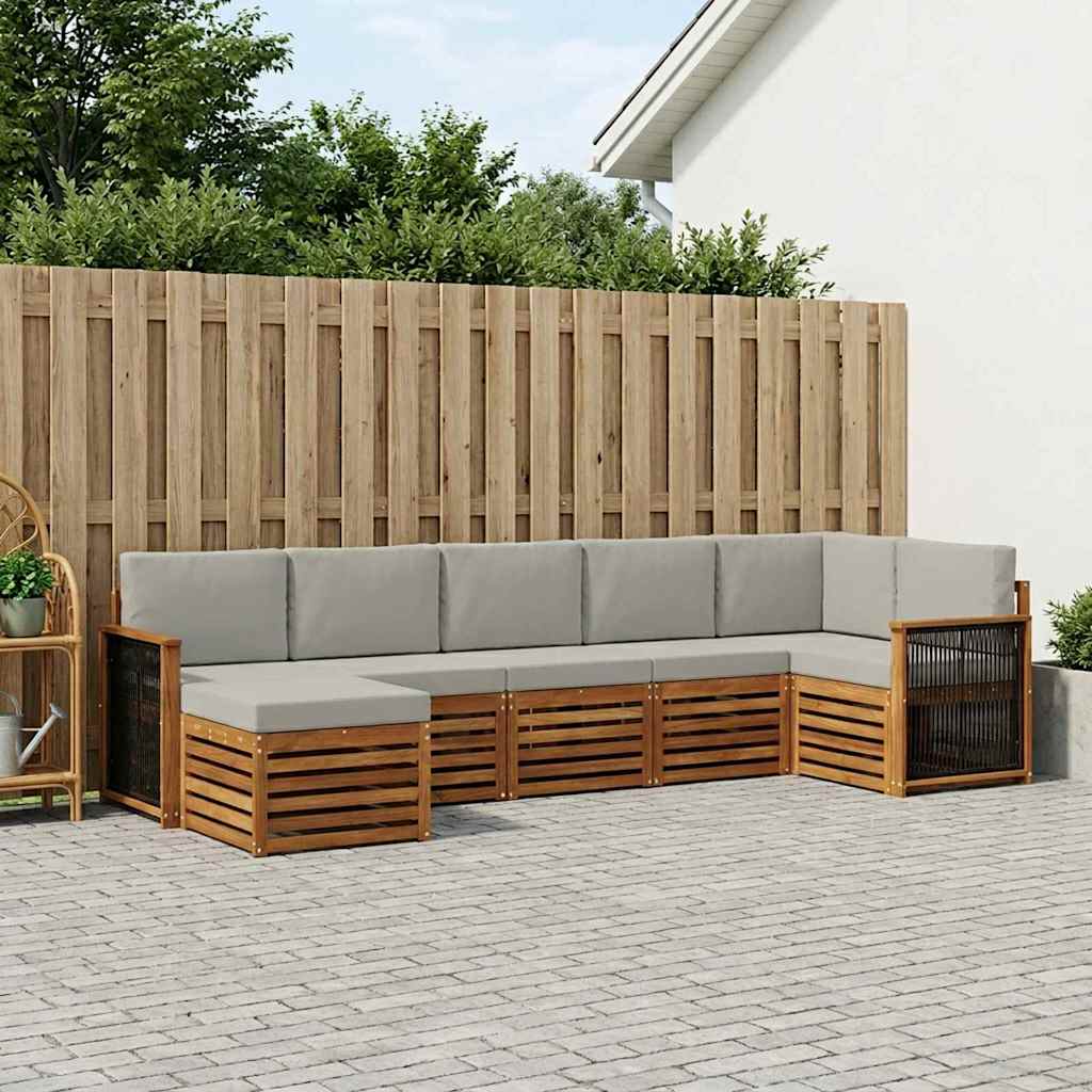 Hoekbank Set met kussen 6 pcs is nu te koop bij PeponiXL, paradijselijk wonen!