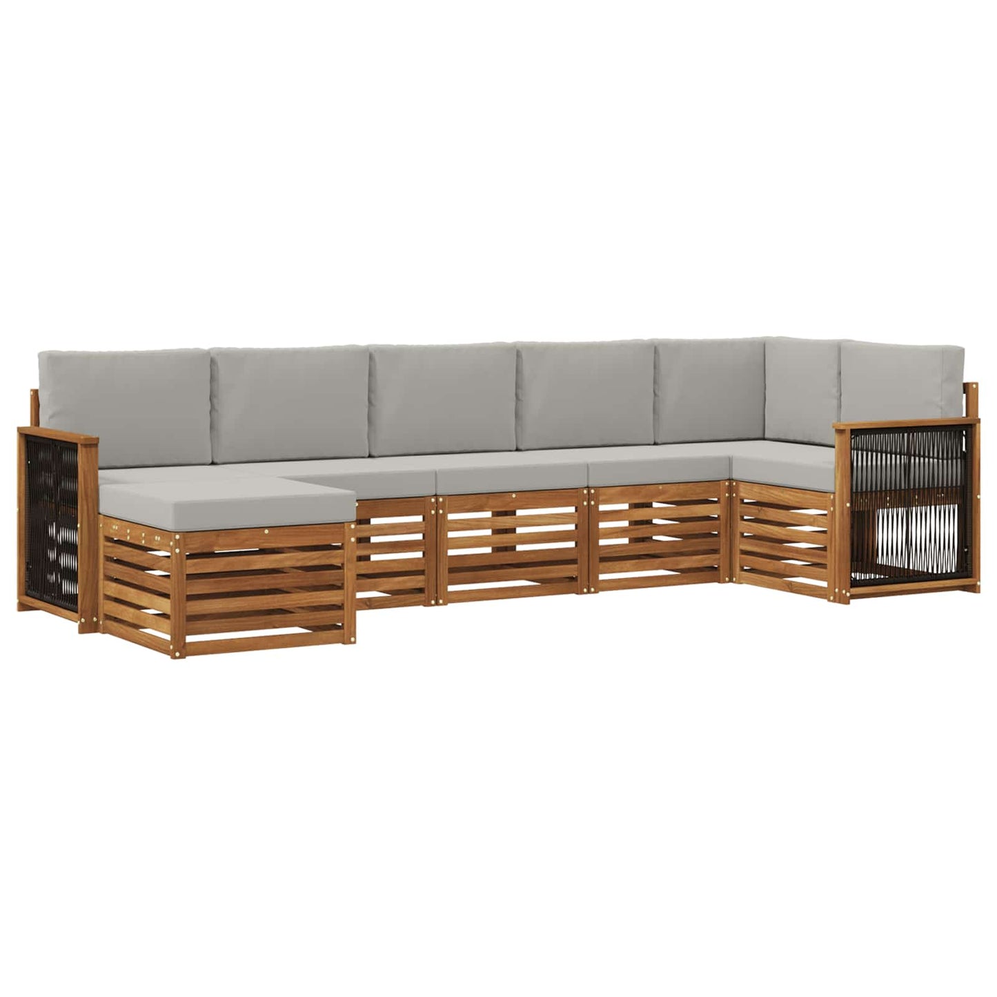 Hoekbank Set met kussen 6 pcs is nu te koop bij PeponiXL, paradijselijk wonen!