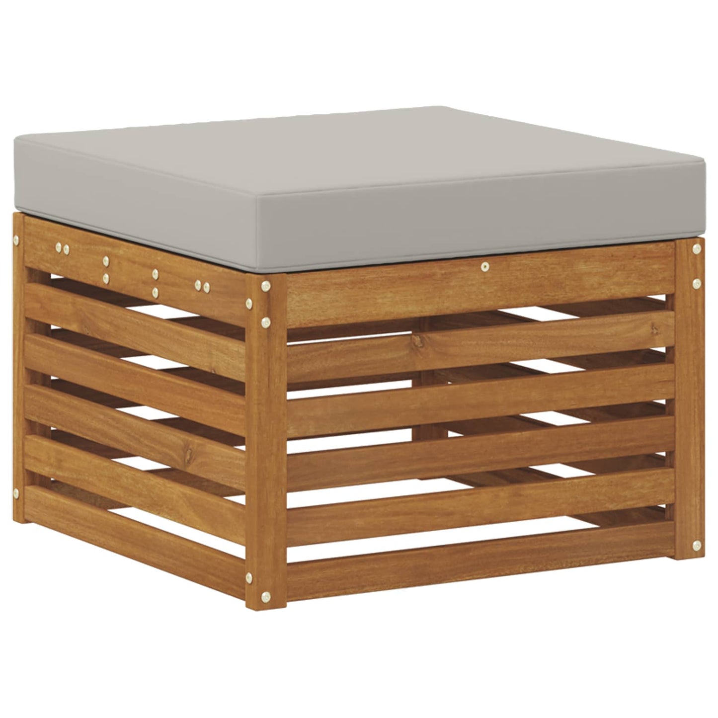 Buiten bankenset met kussen 8 pcs Naturel en lichtgrijs is nu te koop bij PeponiXL, paradijselijk wonen!