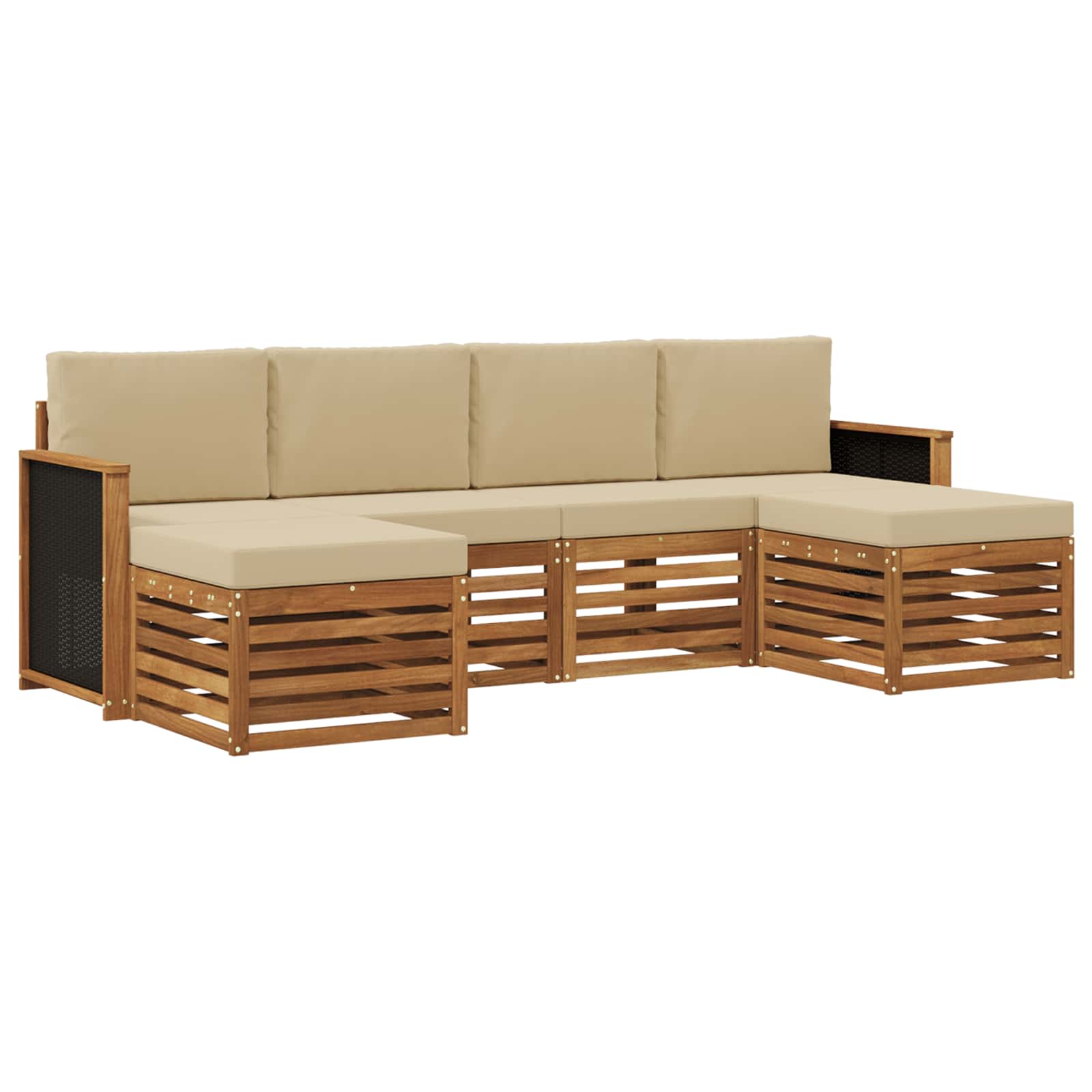 Sofa-Sets Massief Acaciahout is nu te koop bij PeponiXL, paradijselijk wonen!