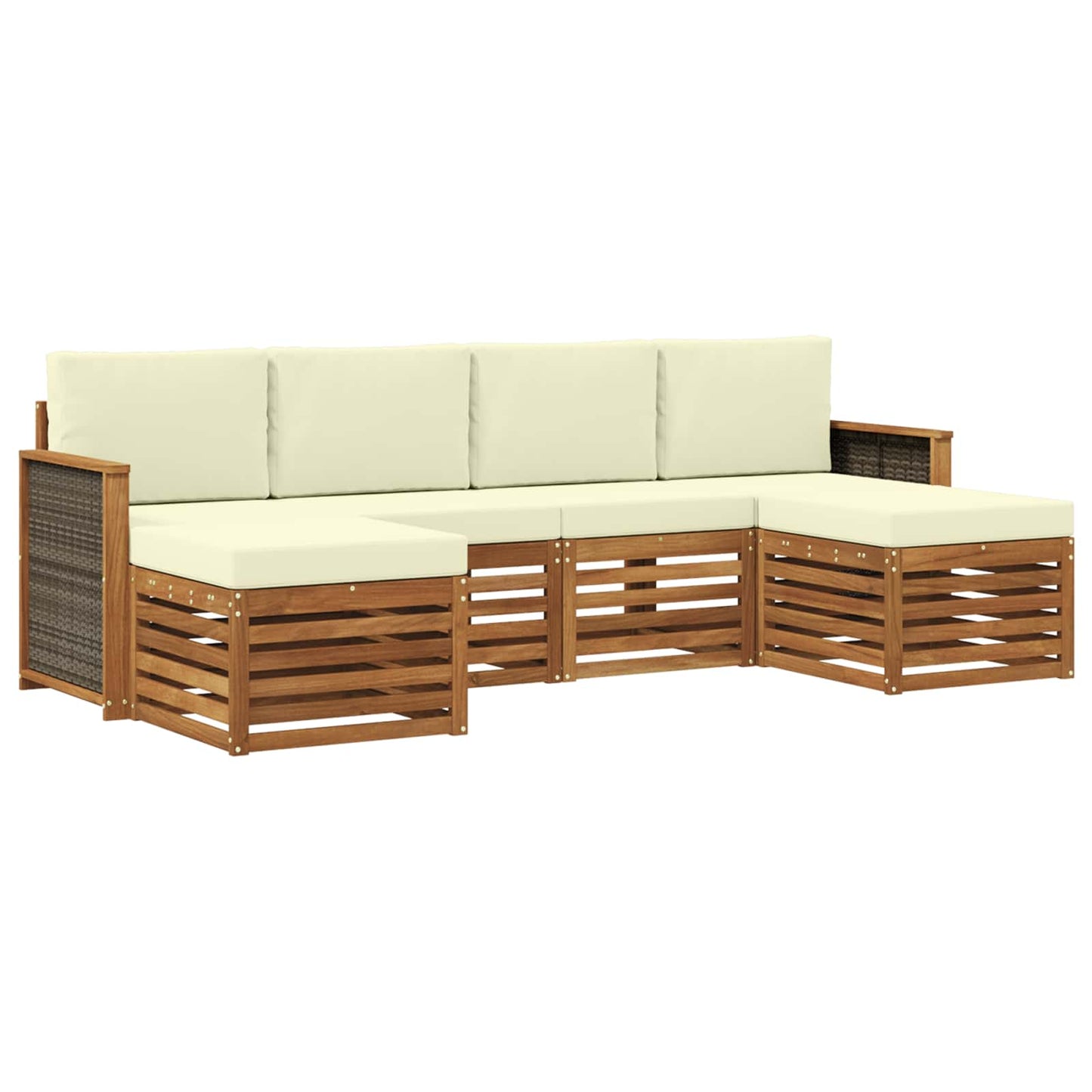 Sofa-Sets Massief Acaciahout is nu te koop bij PeponiXL, paradijselijk wonen!
