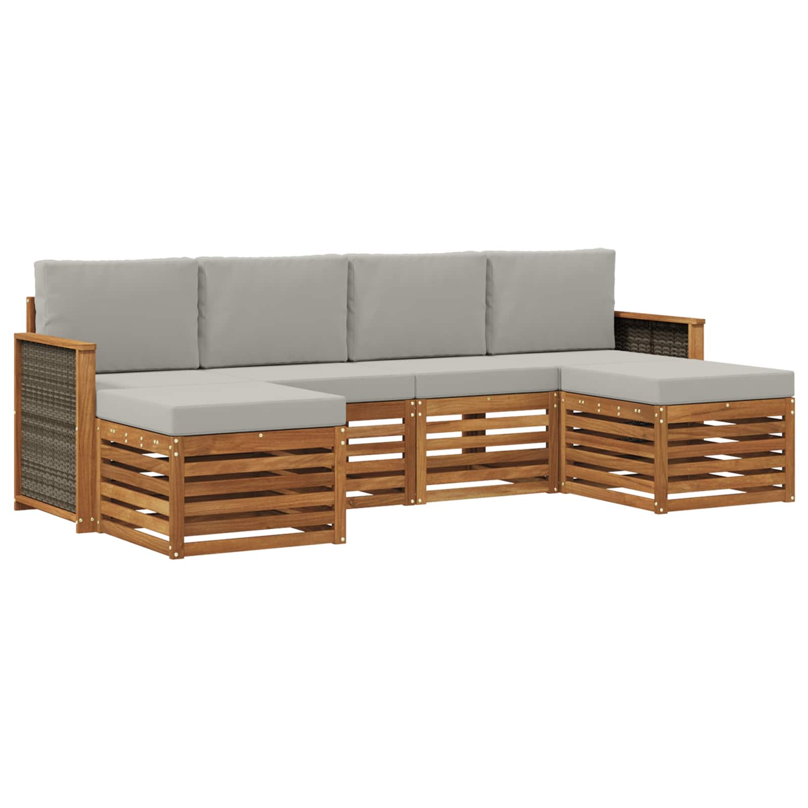 Sofa-Sets Massief Acaciahout is nu te koop bij PeponiXL, paradijselijk wonen!