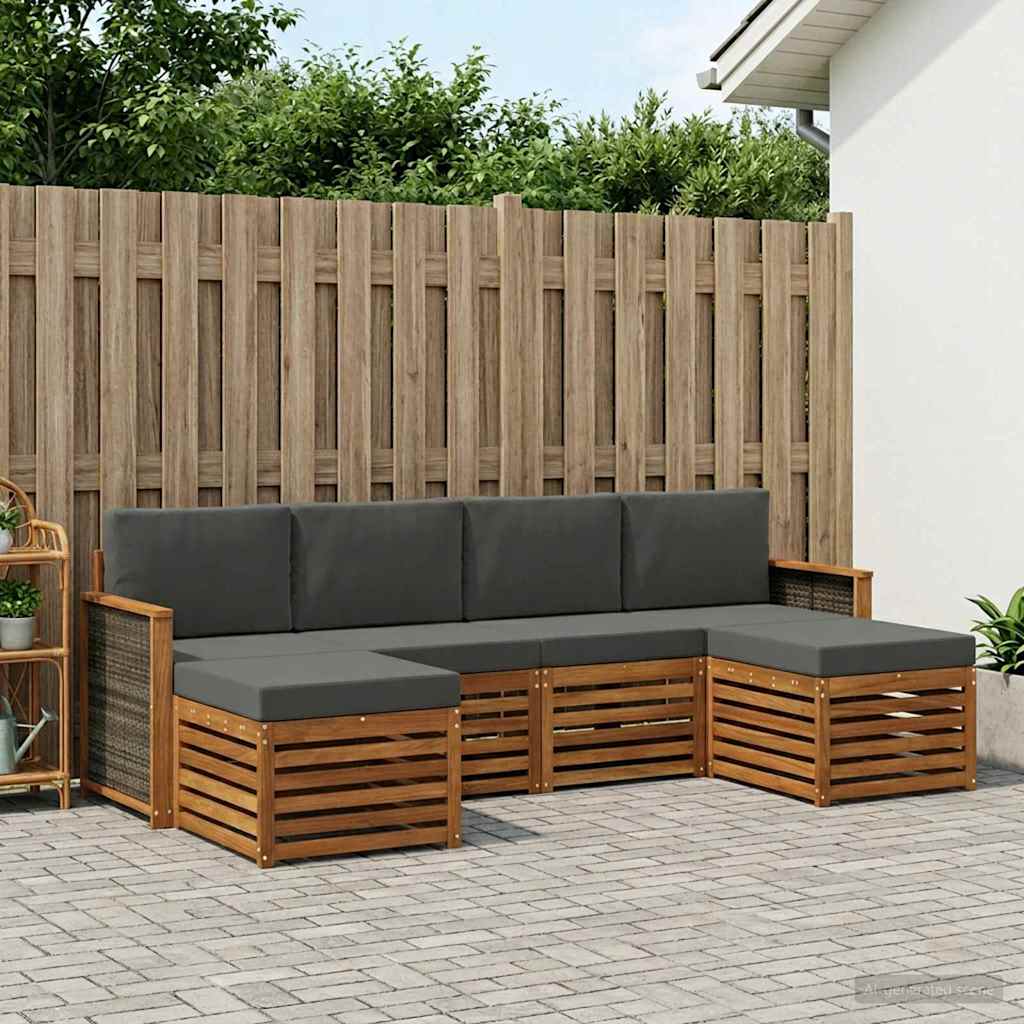 Sofa-Sets Massief Acaciahout is nu te koop bij PeponiXL, paradijselijk wonen!