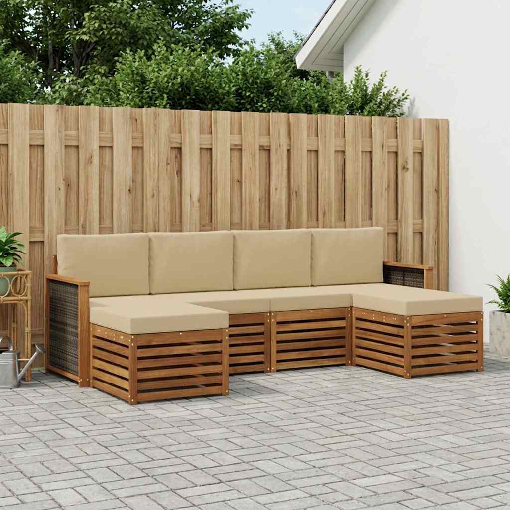 Sofa-Sets Massief Acaciahout is nu te koop bij PeponiXL, paradijselijk wonen!