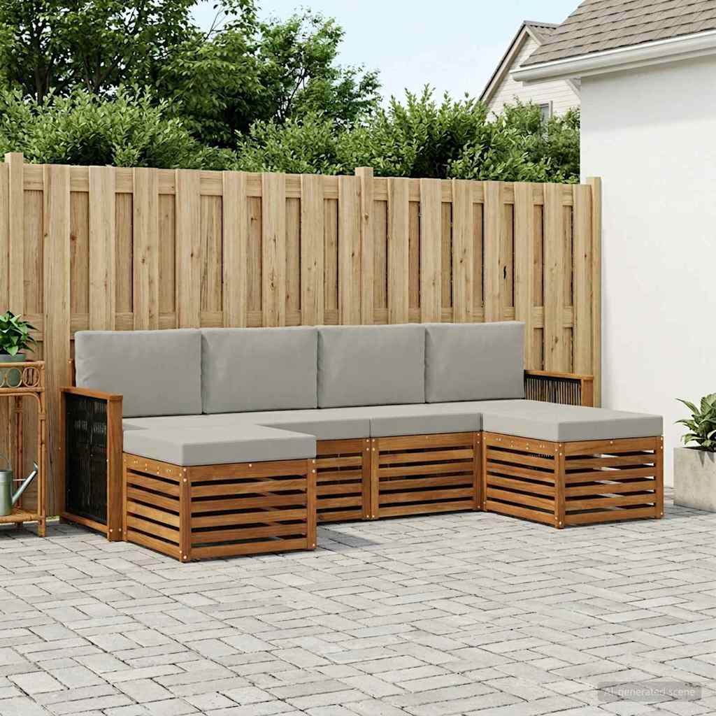 Sofa-Sets Massief Acaciahout is nu te koop bij PeponiXL, paradijselijk wonen!