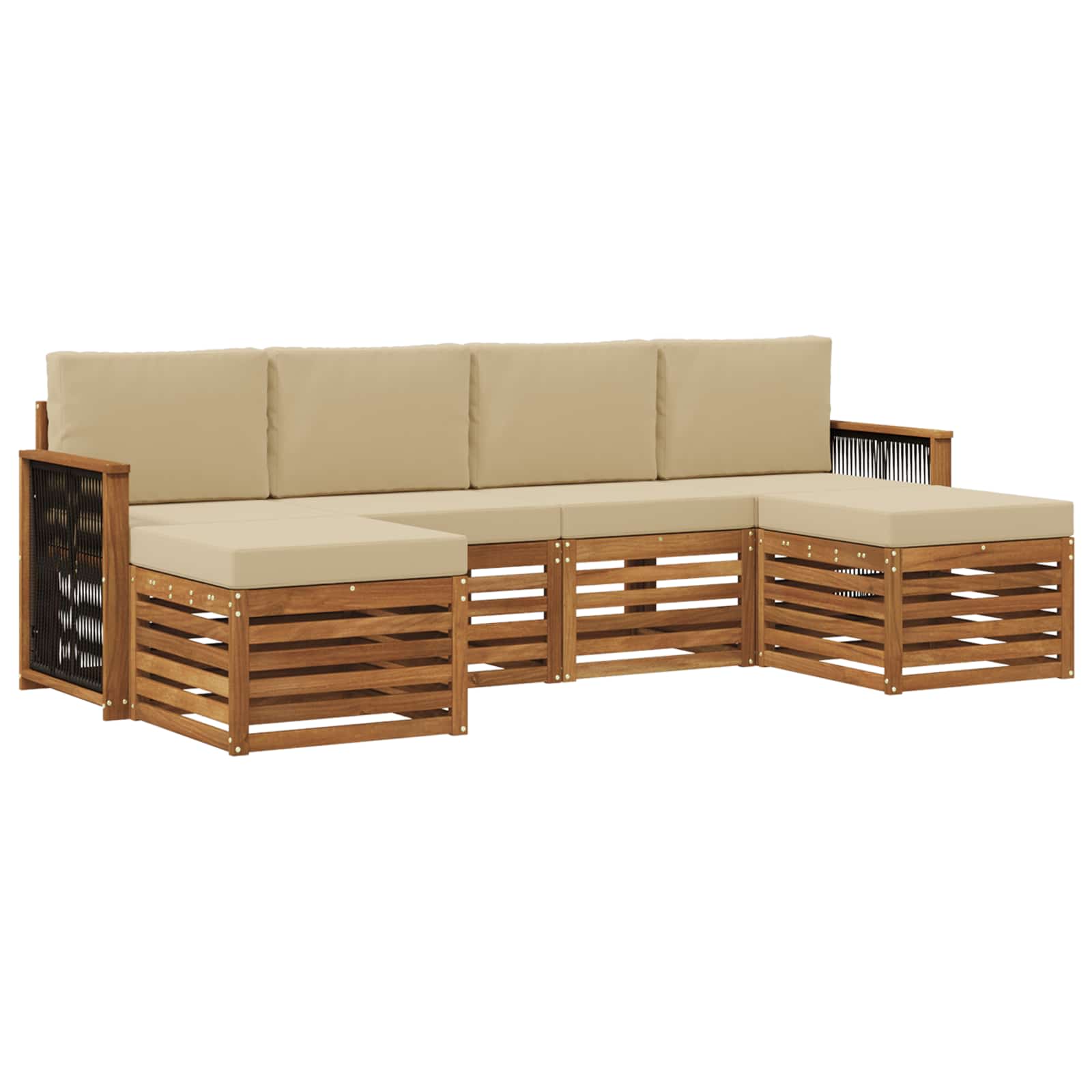 Sofa-Sets Massief Acaciahout is nu te koop bij PeponiXL, paradijselijk wonen!