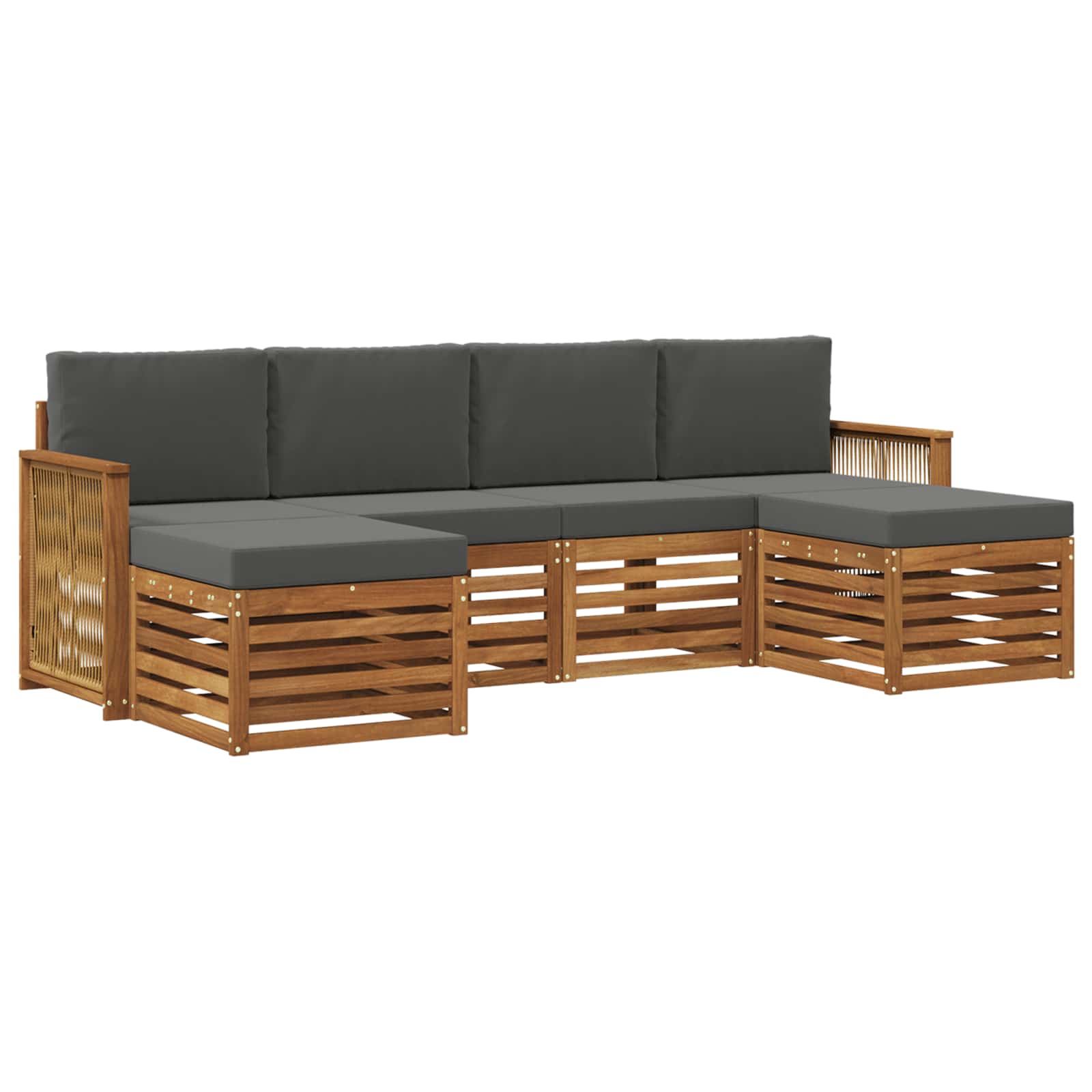 Sofa-Sets Massief Acaciahout is nu te koop bij PeponiXL, paradijselijk wonen!