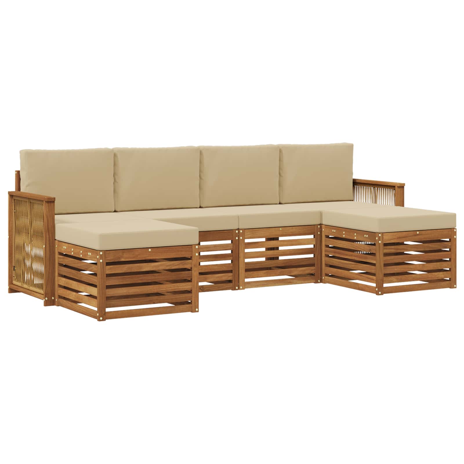Sofa-Sets Massief Acaciahout is nu te koop bij PeponiXL, paradijselijk wonen!