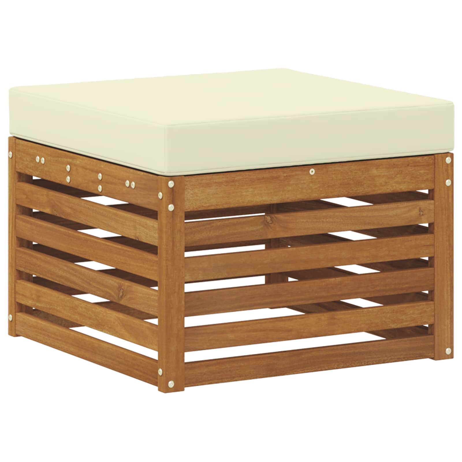 Buiten bankenset met kussen 7 pcs Natuurlijk en Crème is nu te koop bij PeponiXL, paradijselijk wonen!