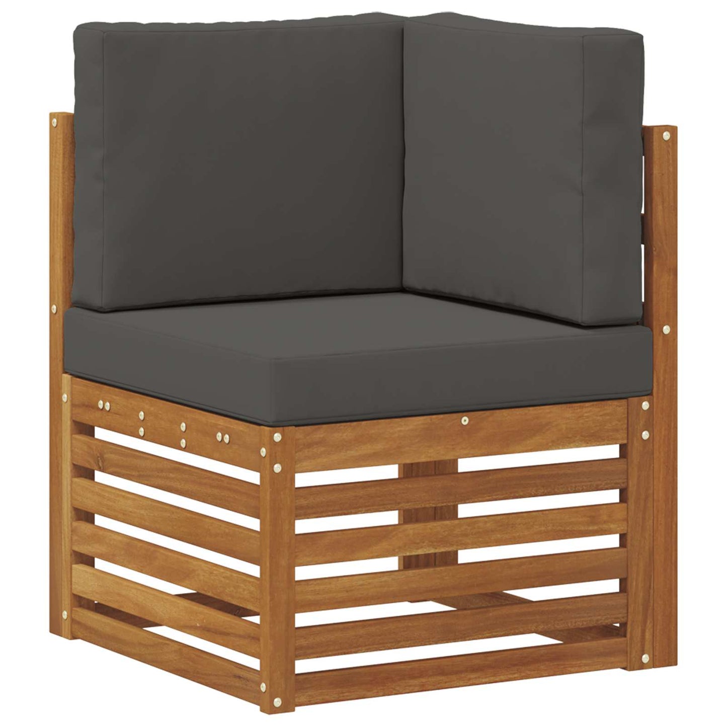 Buiten bankenset met kussen 7 pcs Natuurlijk en Antraciet is nu te koop bij PeponiXL, paradijselijk wonen!