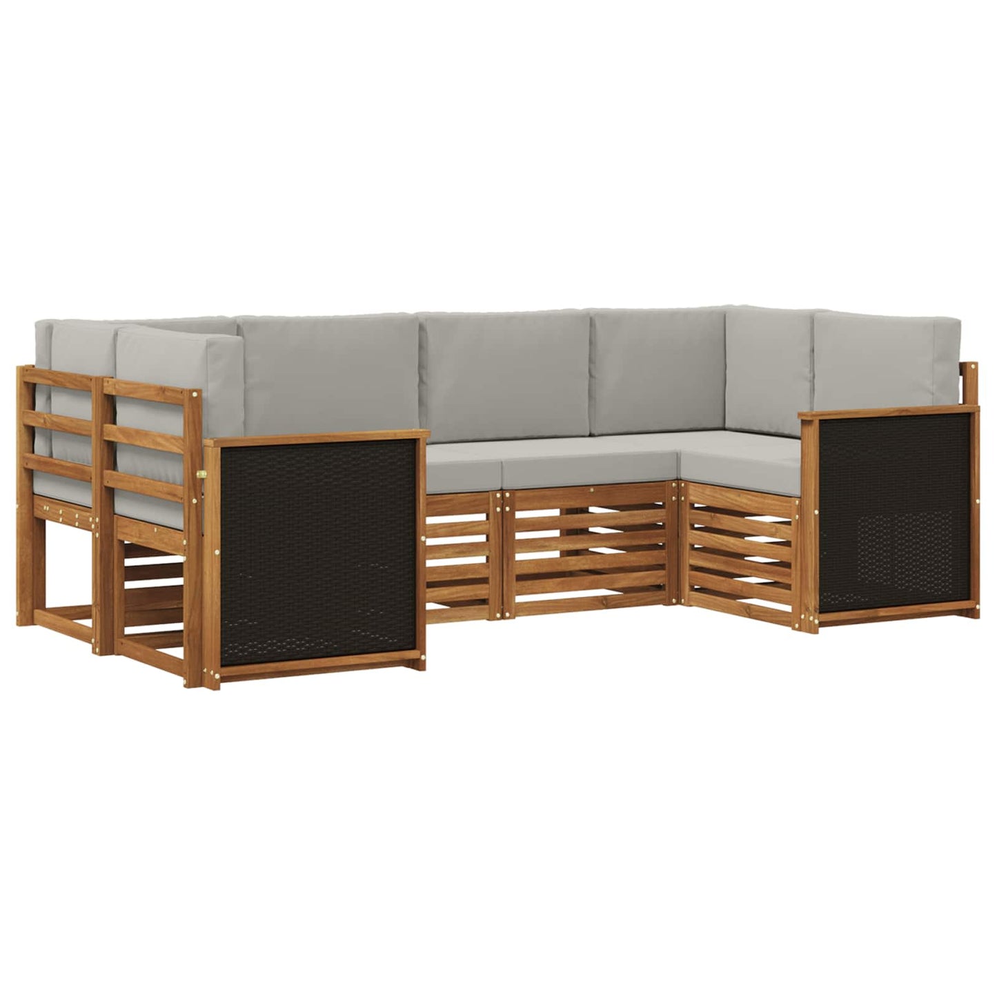 Hoekbank Set met kussen 5 pcs is nu te koop bij PeponiXL, paradijselijk wonen!