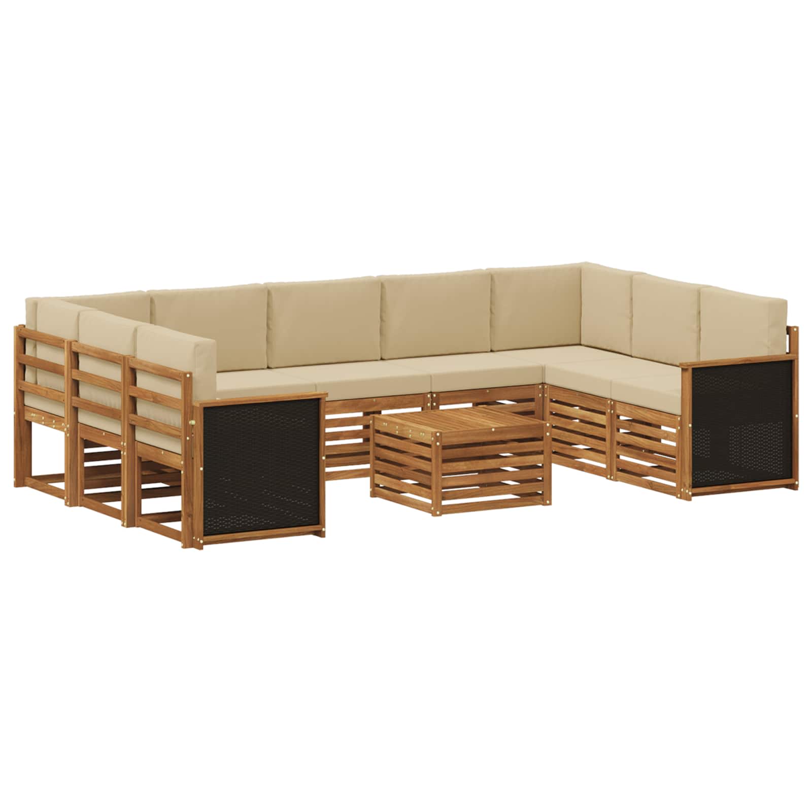 Sofa-Sets Massief Acaciahout is nu te koop bij PeponiXL, paradijselijk wonen!