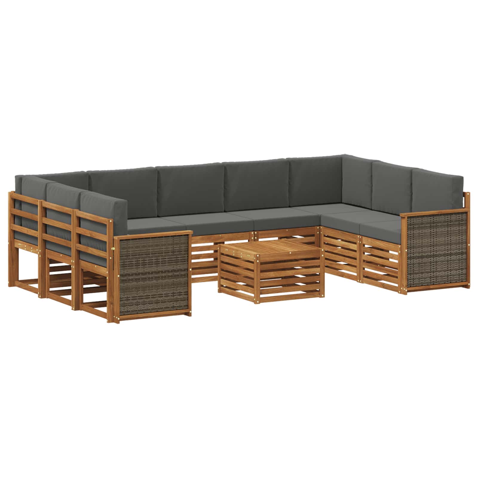 Sofa-Sets Massief Acaciahout is nu te koop bij PeponiXL, paradijselijk wonen!