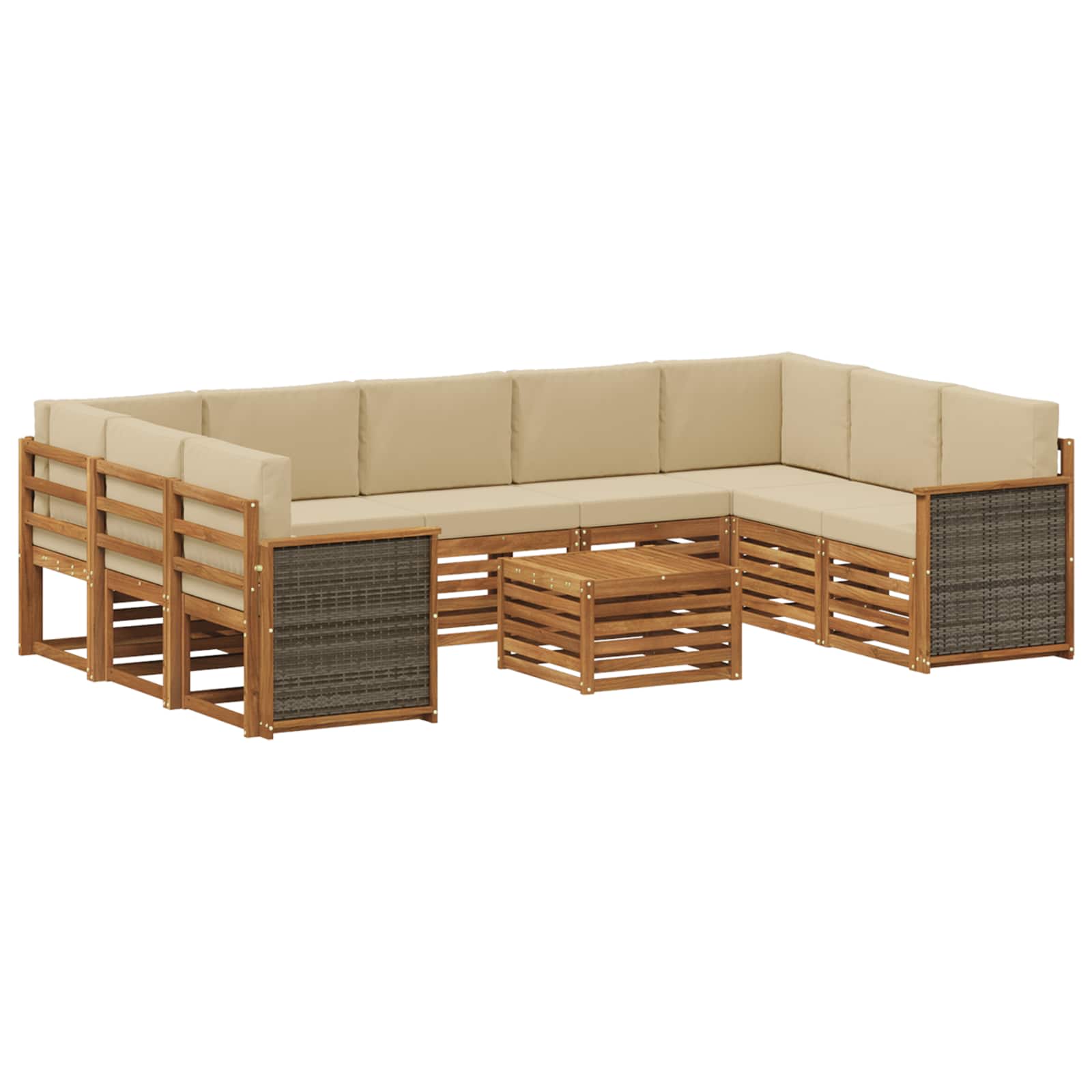 Sofa-Sets Massief Acaciahout is nu te koop bij PeponiXL, paradijselijk wonen!