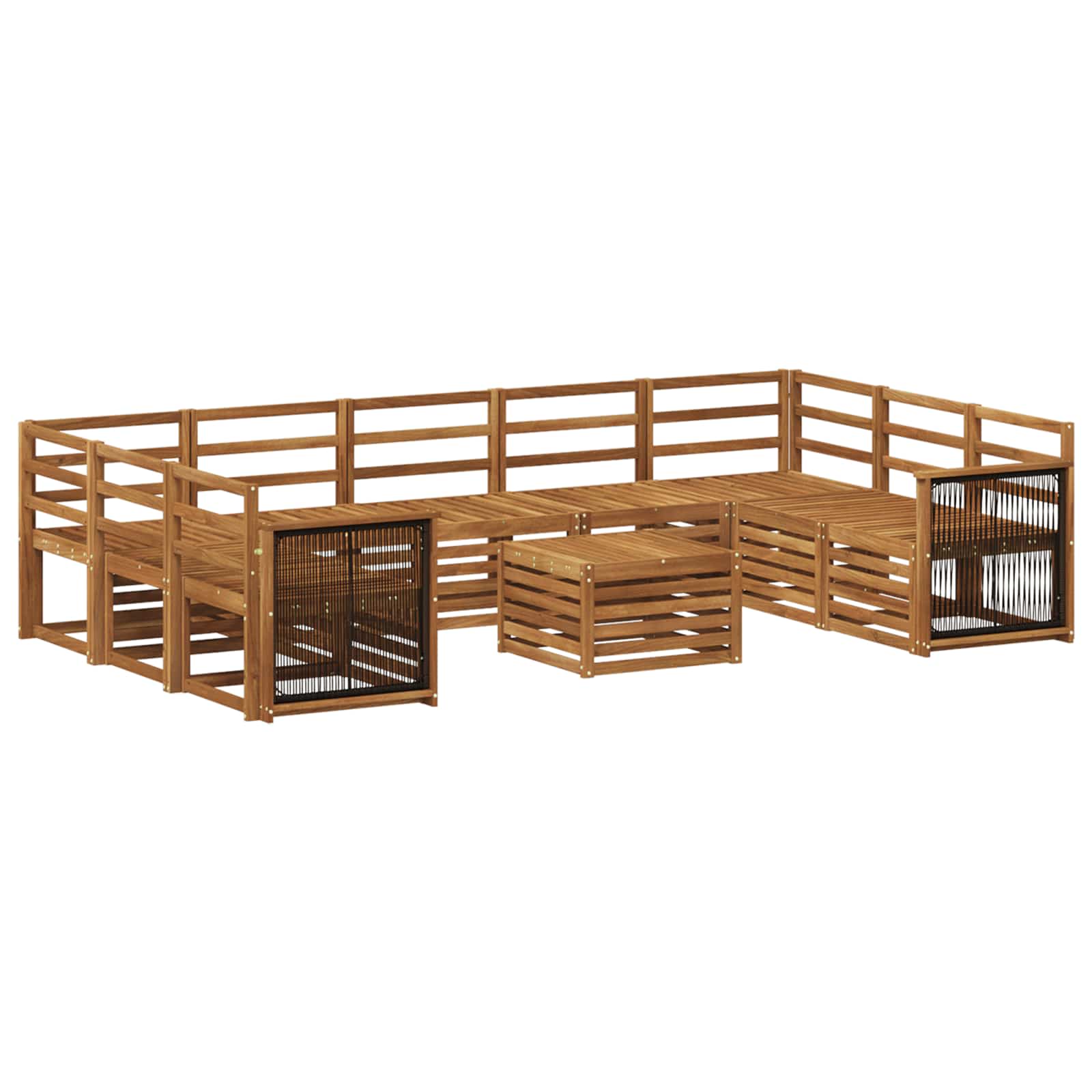 Sofa-Sets Massief Acaciahout is nu te koop bij PeponiXL, paradijselijk wonen!