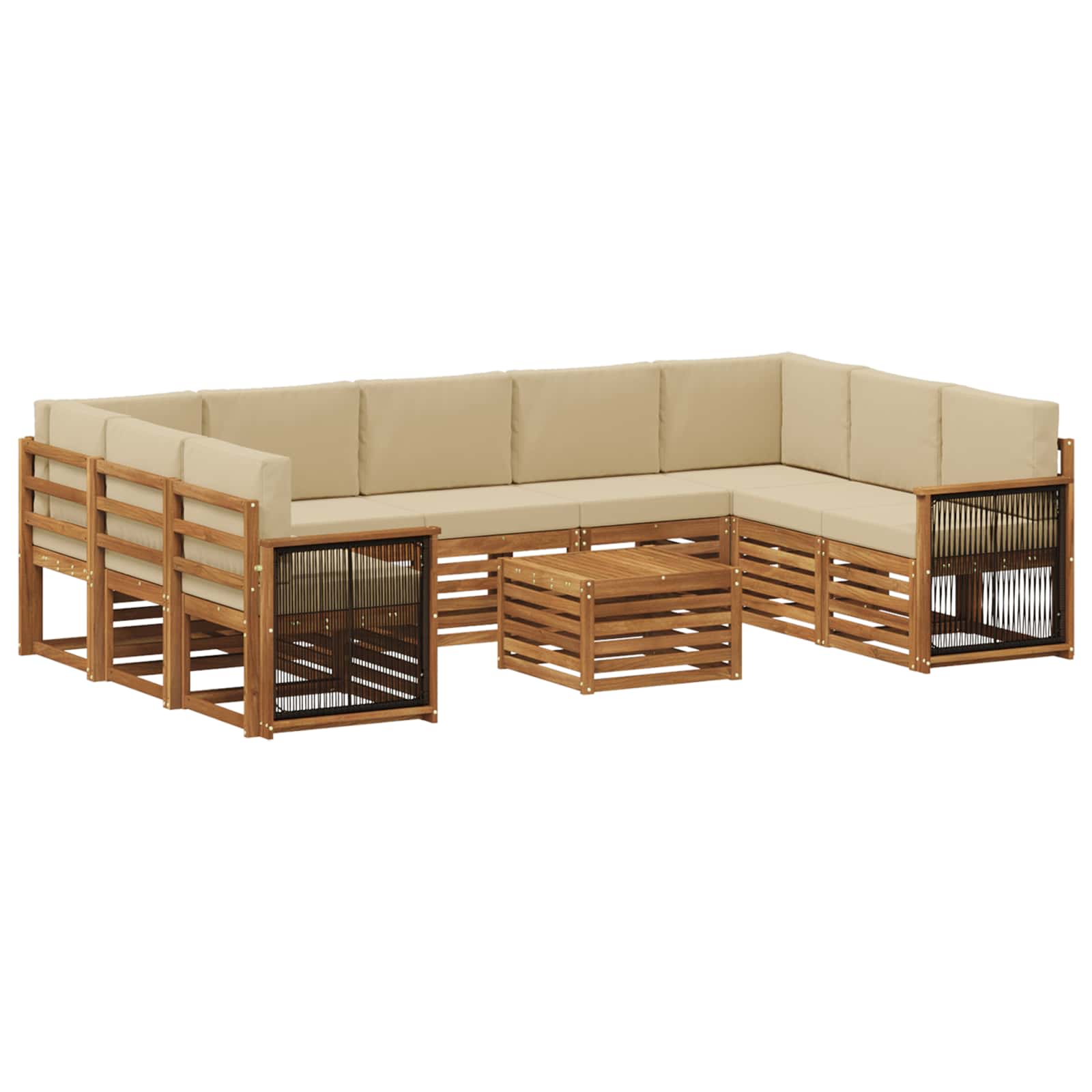 Sofa-Sets Massief Acaciahout is nu te koop bij PeponiXL, paradijselijk wonen!