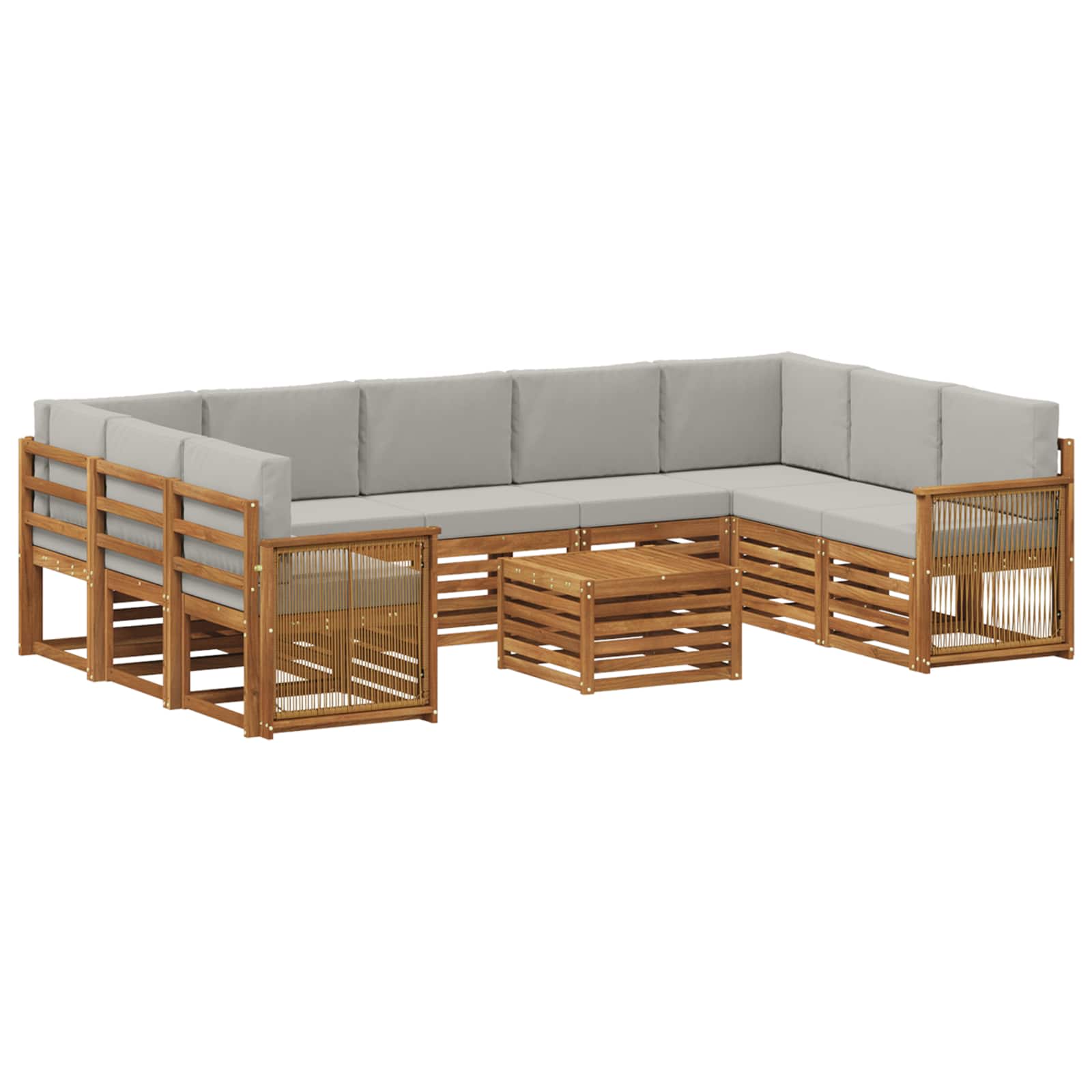 Sofa-Sets Massief Acaciahout is nu te koop bij PeponiXL, paradijselijk wonen!