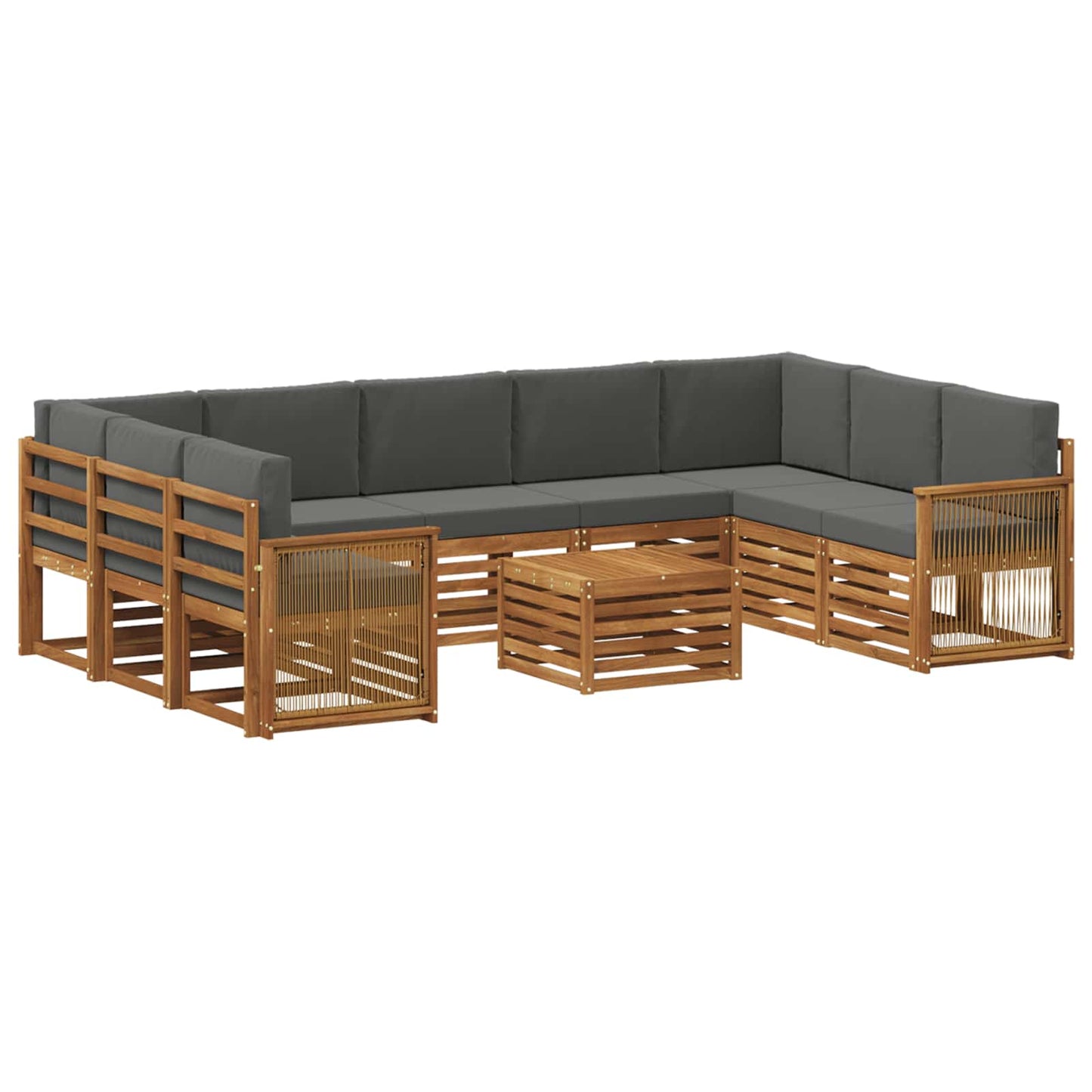 Sofa-Sets Massief Acaciahout is nu te koop bij PeponiXL, paradijselijk wonen!