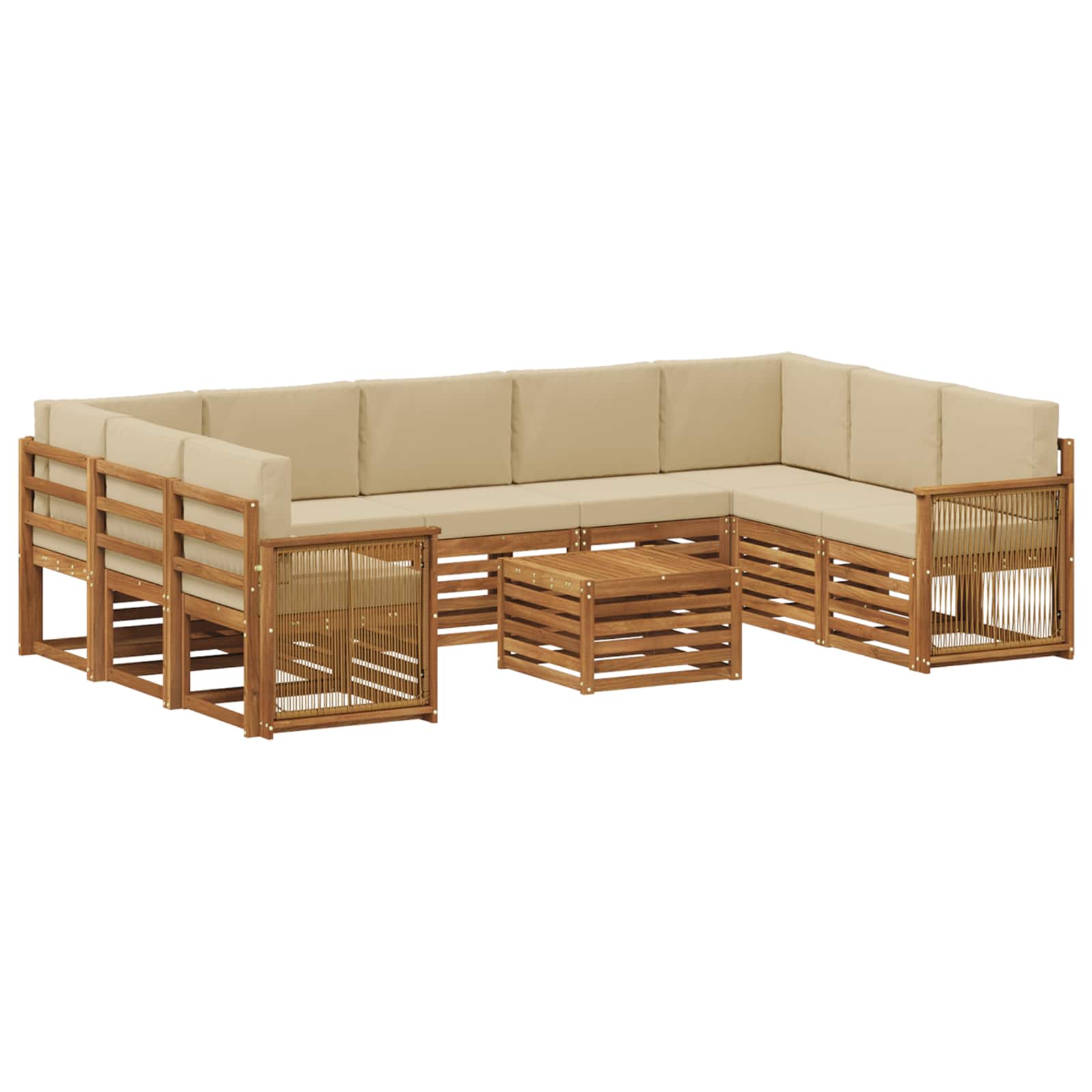 Sofa-Sets Massief Acaciahout is nu te koop bij PeponiXL, paradijselijk wonen!