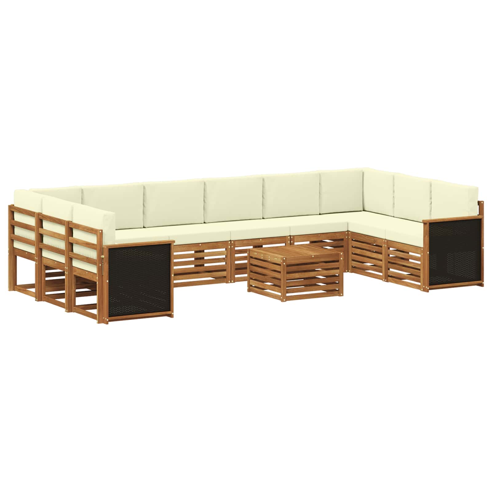 Buiten bankenset 8 pcs is nu te koop bij PeponiXL, paradijselijk wonen!