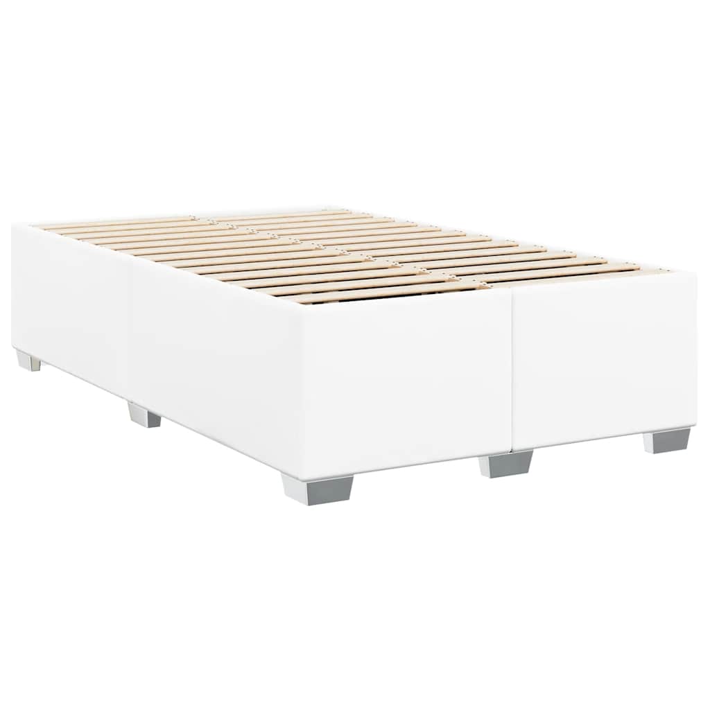 Bedframe zonder matras 137x190 cm kunstleer wit is nu te koop bij PeponiXL, paradijselijk wonen!