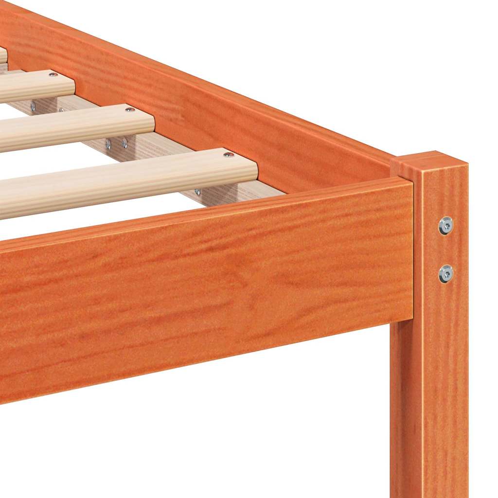 Bedframe Wasbruin 150 x 200 cm Massief grenenhout is nu te koop bij PeponiXL, paradijselijk wonen!