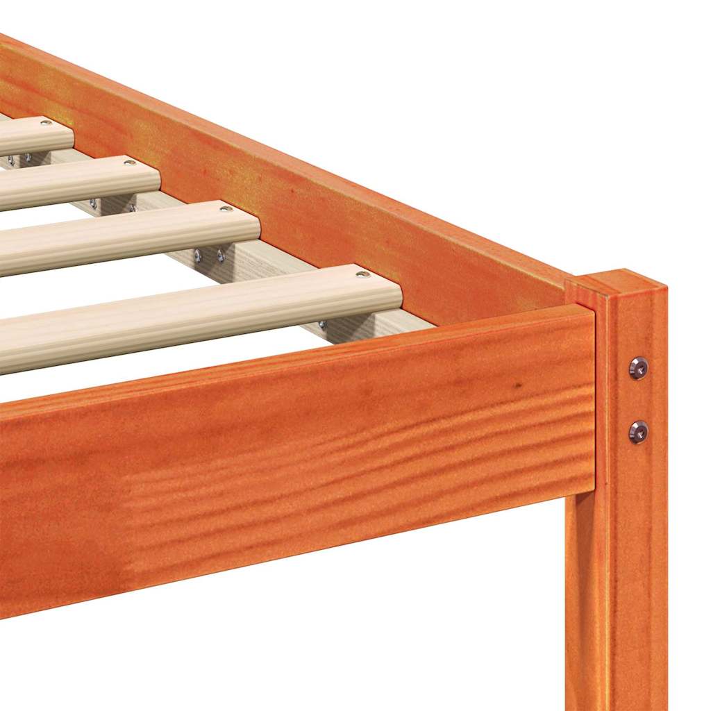 Bedframe Wasbruin 100 x 200 cm Massief grenenhout is nu te koop bij PeponiXL, paradijselijk wonen!
