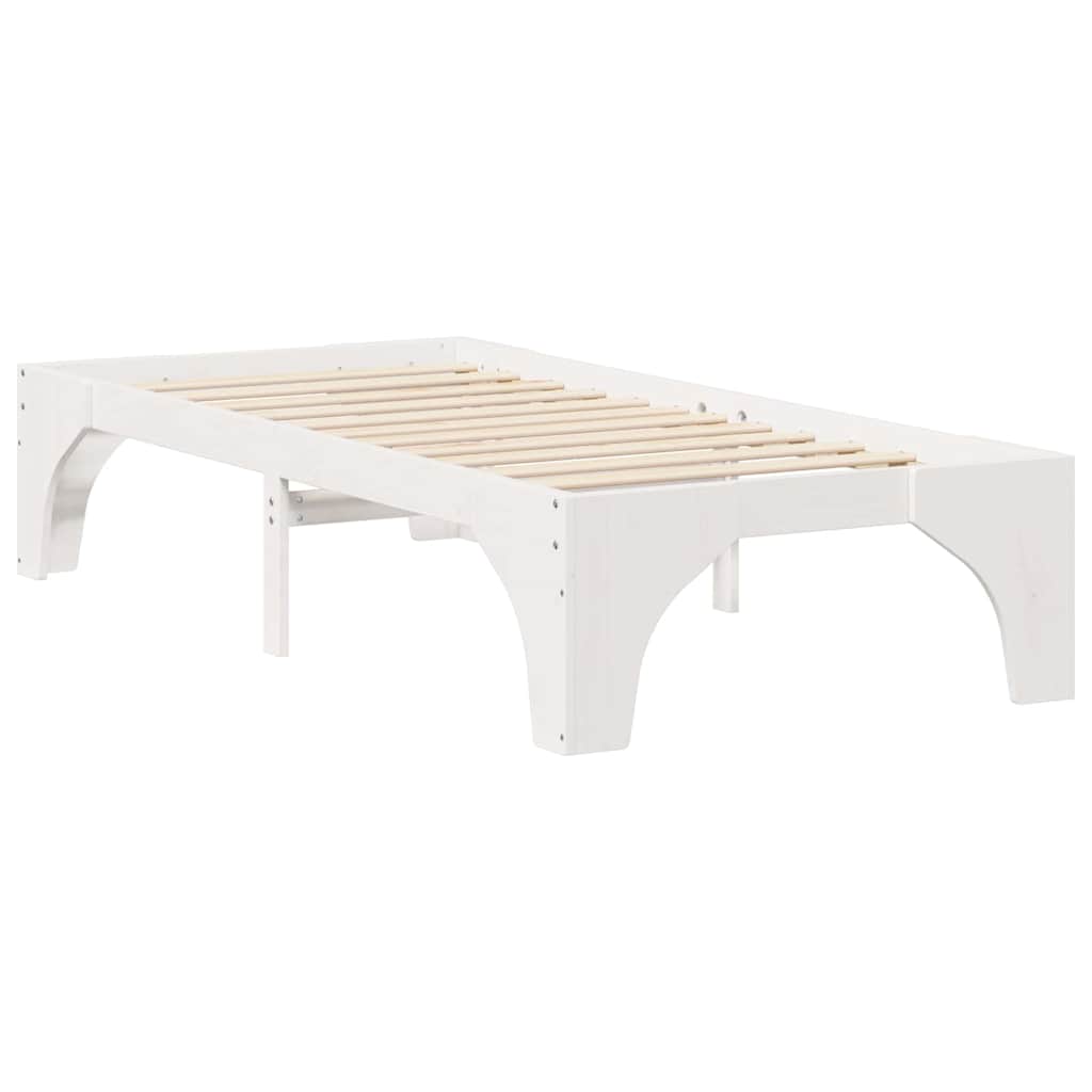 Bedframe Wit 100 x 200 cm Massief grenenhout is nu te koop bij PeponiXL, paradijselijk wonen!