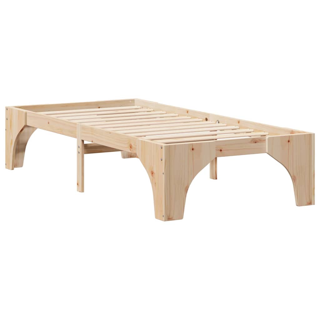 Bedframe Bruin 80 x 200 cm Massief grenenhout is nu te koop bij PeponiXL, paradijselijk wonen!