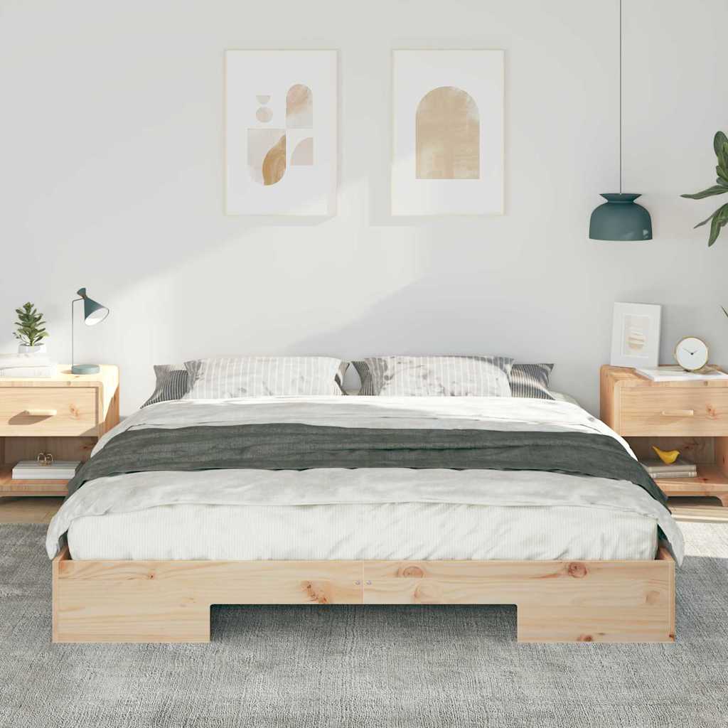 Bedframe Bruin 200 x 200 cm is nu te koop bij PeponiXL, paradijselijk wonen!