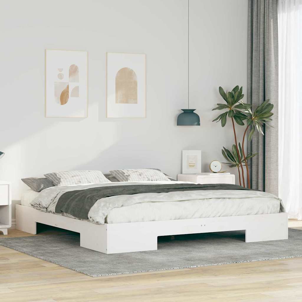 Bedframe Wit 200 x 200 cm is nu te koop bij PeponiXL, paradijselijk wonen!