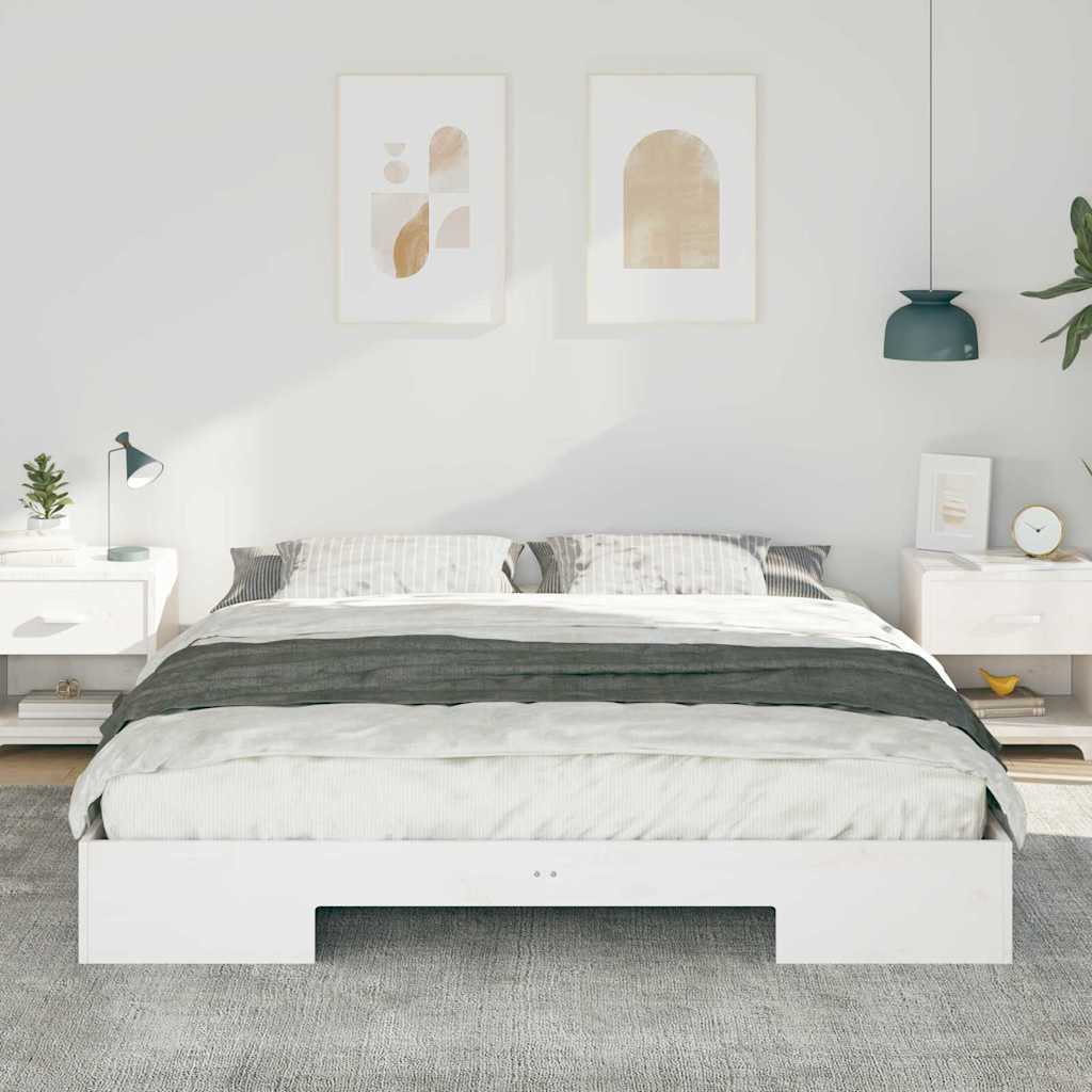 Bedframe Wit 200 x 200 cm is nu te koop bij PeponiXL, paradijselijk wonen!