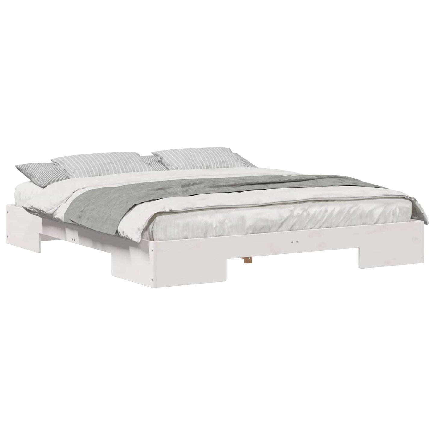 Bedframe Wit 200 x 200 cm is nu te koop bij PeponiXL, paradijselijk wonen!
