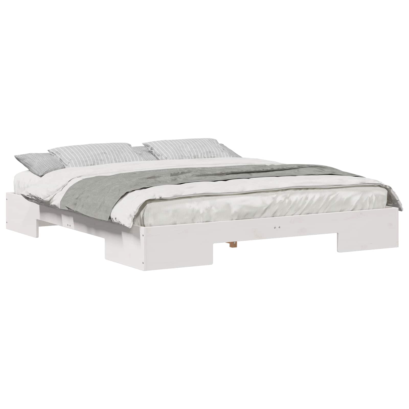 Bedframe Wit 200 x 200 cm is nu te koop bij PeponiXL, paradijselijk wonen!