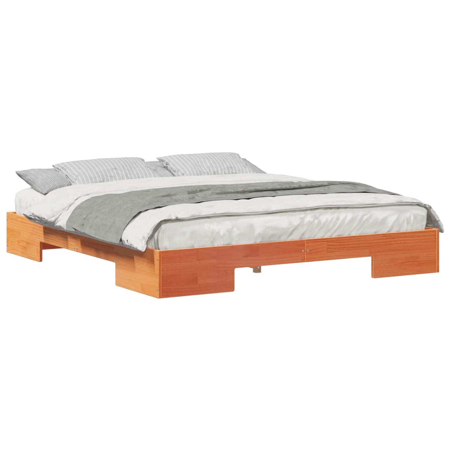 Bedframe Bruin 200 x 200 cm is nu te koop bij PeponiXL, paradijselijk wonen!