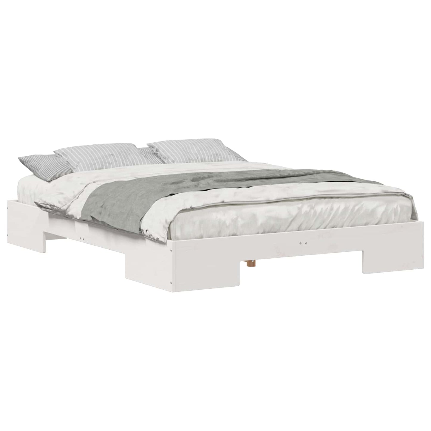 Bedframe Wit 160 x 200 cm is nu te koop bij PeponiXL, paradijselijk wonen!
