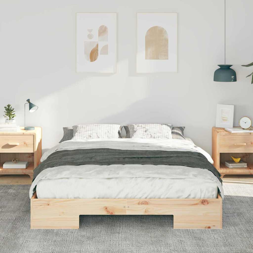 Bedframe Bruin 150 x 200 cm is nu te koop bij PeponiXL, paradijselijk wonen!