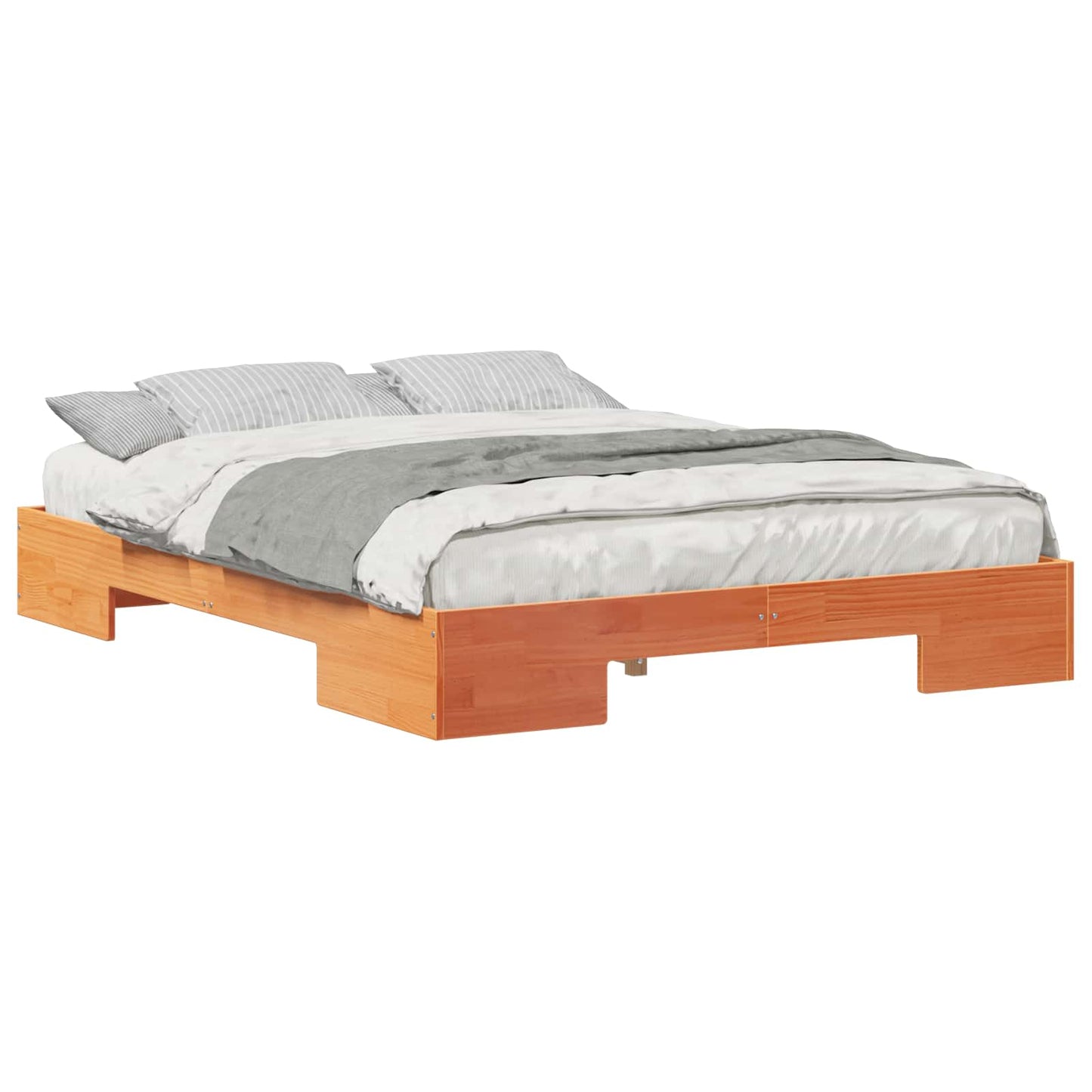 Bedframe Bruin 150 x 200 cm is nu te koop bij PeponiXL, paradijselijk wonen!