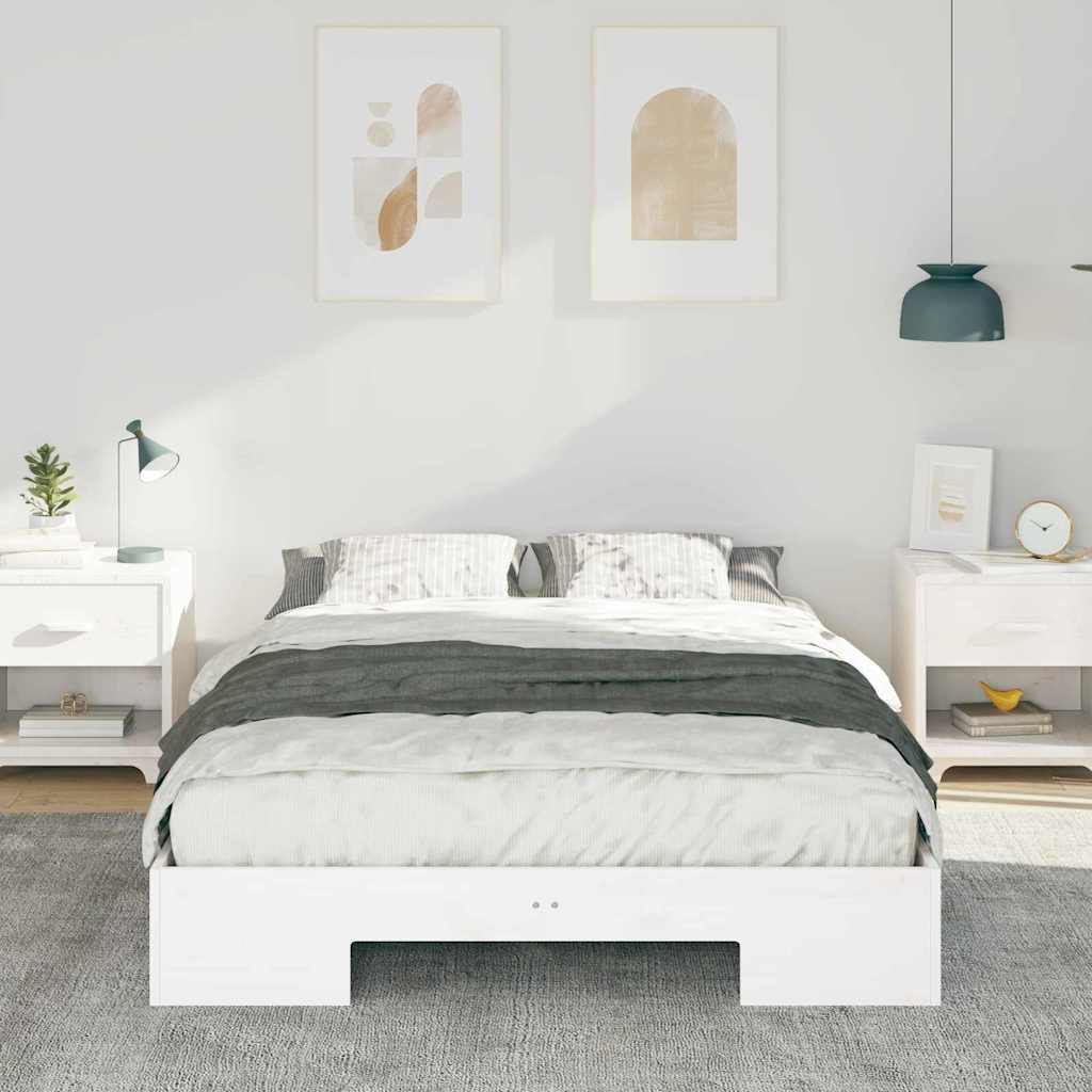 Bedframe Wit 120 x 190 cm is nu te koop bij PeponiXL, paradijselijk wonen!