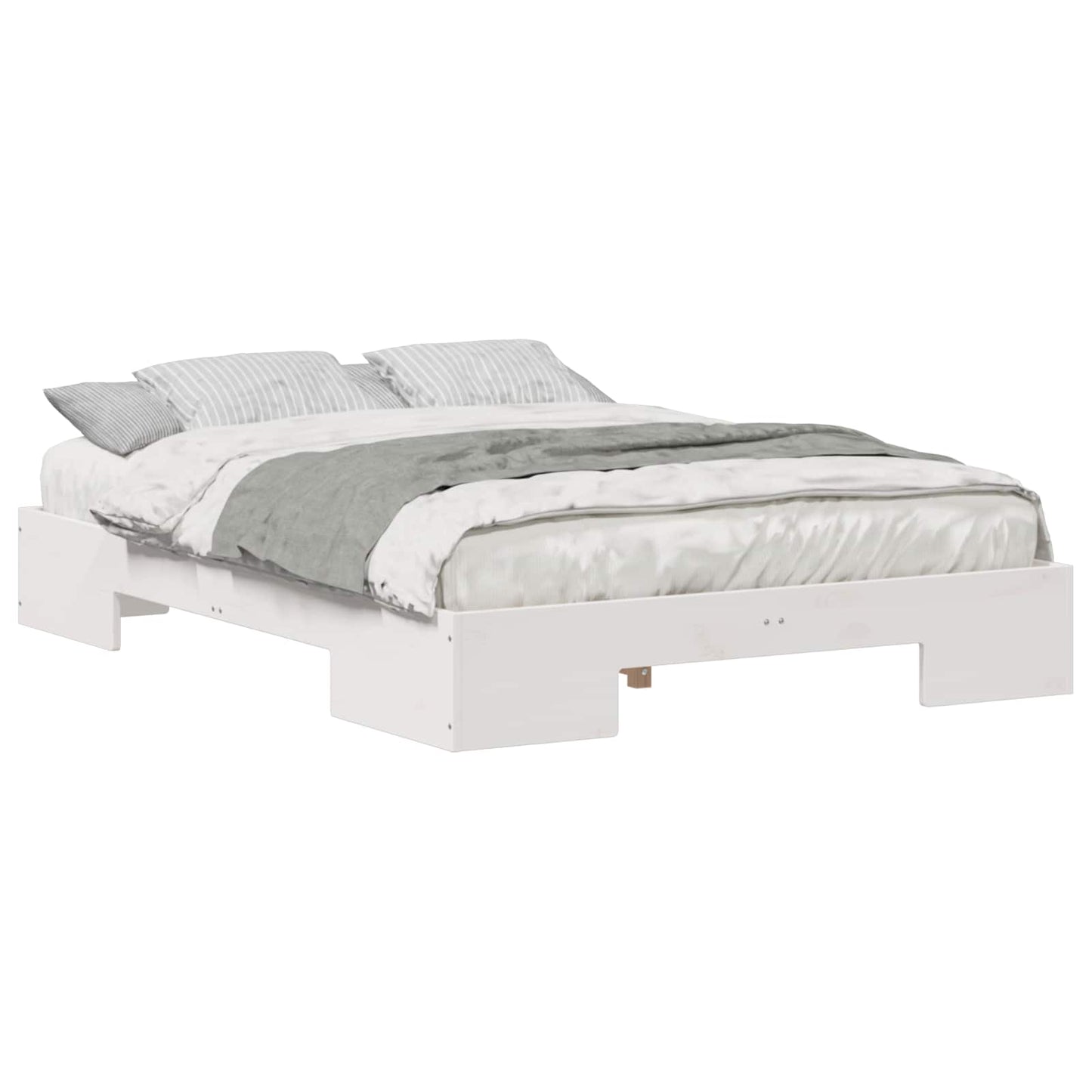 Bedframe Wit 120 x 190 cm is nu te koop bij PeponiXL, paradijselijk wonen!