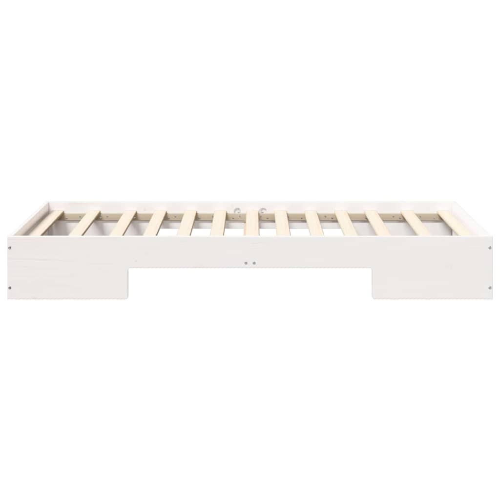 Bedframe Wit 90 x 200 cm is nu te koop bij PeponiXL, paradijselijk wonen!