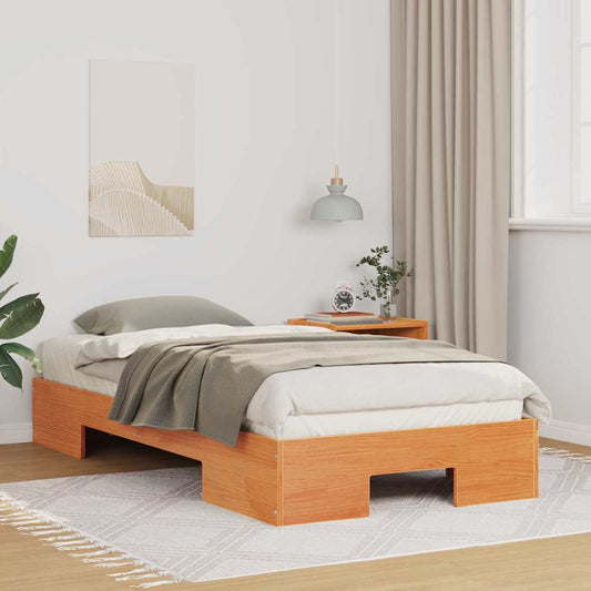 Bedframe Bruin 90 x 200 cm is nu te koop bij PeponiXL, paradijselijk wonen!