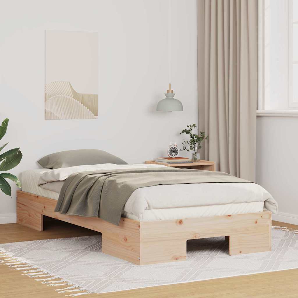 Bedframe Bruin 80 x 200 cm is nu te koop bij PeponiXL, paradijselijk wonen!
