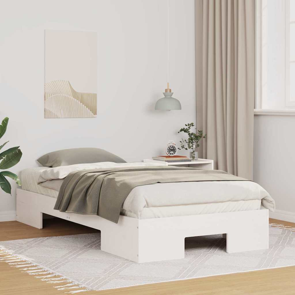 Bedframe Wit 75 x 190 cm is nu te koop bij PeponiXL, paradijselijk wonen!