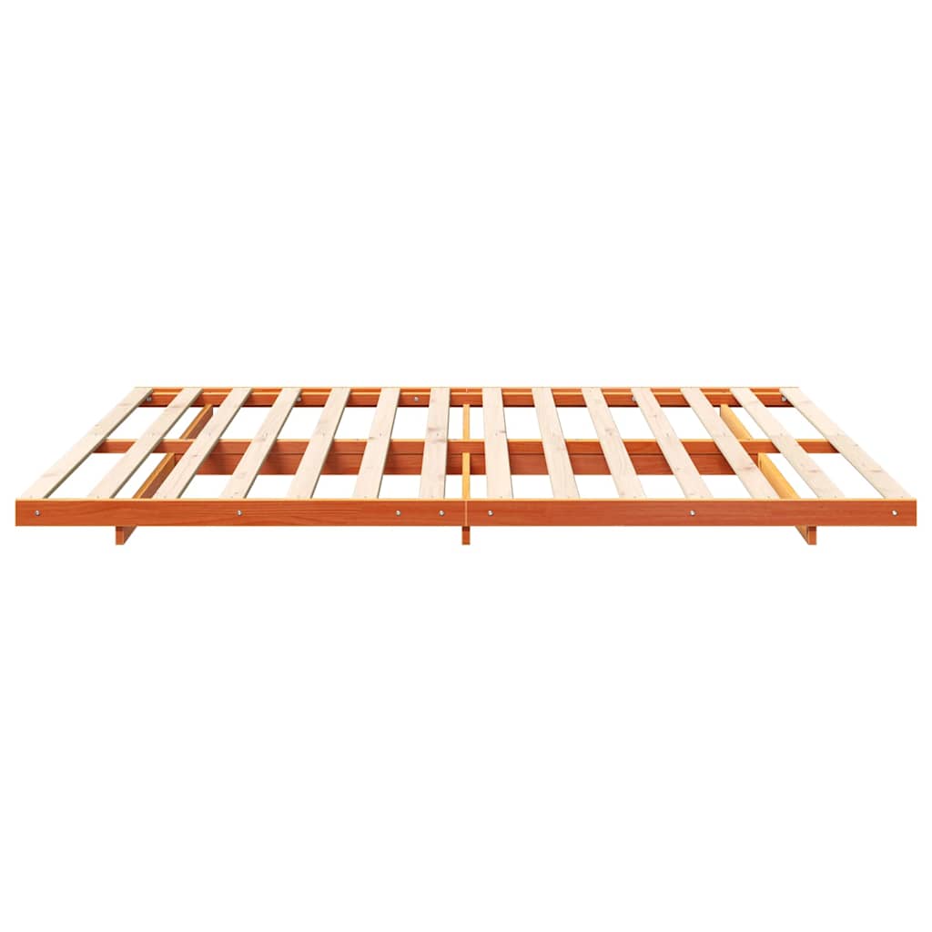 Bedframe Wasbruin 200 x 210 cm Massief grenenhout is nu te koop bij PeponiXL, paradijselijk wonen!