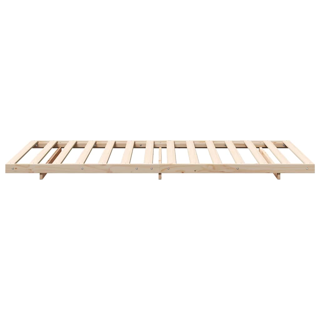 Bedframe Bruin 90 x 220 cm Massief grenenhout is nu te koop bij PeponiXL, paradijselijk wonen!