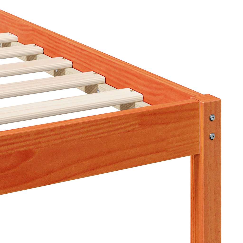 Bedframe met Zijtafels Wasbruin 90 x 210 cm Massief grenenhout is nu te koop bij PeponiXL, paradijselijk wonen!